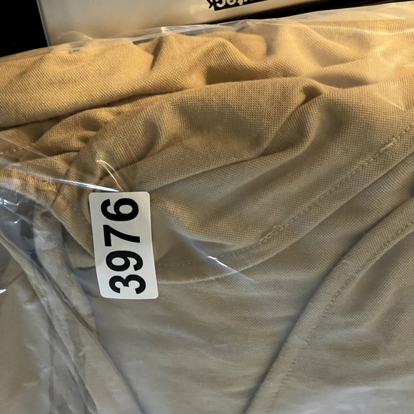 Mango Smock Mini Dress Women Large Tan V Neck Boho Relaxed Peasant Cottagagecore - Picture 14 of 14